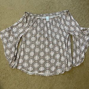 Time and Tru Off Shoulder Top